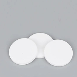 Disco de filtro de plástico poroso sinterizado de dimensión personalizada 12,6*3,18 