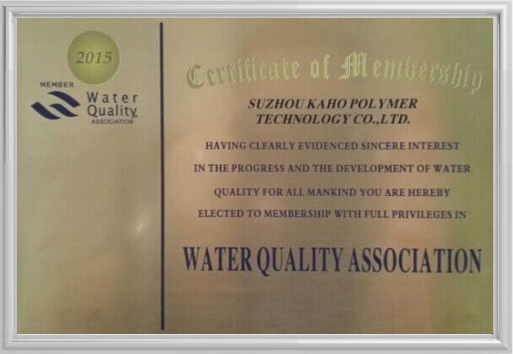 Certificado de Calidad del Agua